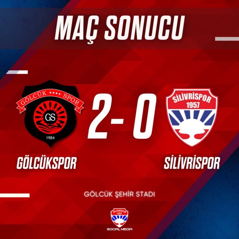 gölcükspor silivrispor maçı